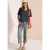3/4 Wide Legs jeans in Loose Fit