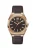 Gc Analoog horloge ‘Coussin Sleek’  bruin / rose-goud
