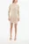 Lange meshjurk met mouwen in beige
