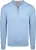 Suitable Crew Zip Merino Lichtblauw