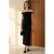 One-Shoulder Bodycon Maxi Jurk met Split