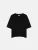 ENRAGE Shirt ‘RIB BAGGY TEE’  zwart