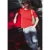 Street One Studio Dames Shirt met ronde hals en pofmouwen in Rood