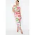 Mouwloze maxi-jurken met bloemenprint voor dames, geschikt voor avondjes uit of dagelijks gebruik, met een slanke pasvorm.