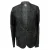 Lanvin single-breasted blazer met geweven accenten in zwart linnen