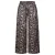 FLURESK wide leg broek met pailletten en panterprint – bruin