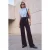TRENDYOLMİLLA Dames Effen Wijde pijp Normale taille Broeken