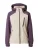 Weather Report Outdoorjas ‘Camelia’  beige / donkerlila
