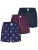 MG-1 Boxershorts ‘Christmas’  navy / rood / wit