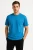 JUSTEVER 100% katoenen oversized T-shirt met ronde hals voor heren, blauw – Alpha