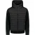 No Excess Jacket Hooded Padded Mix With Knit Black