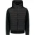 No Excess Jacket Hooded Padded Mix With Knit Black