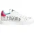 Dolce & Gabbana Witte Leren Graffiti Lage Sneakerschoenen