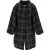 Balenciaga Geruite Flanellen Jas In Grijs Wol