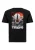 Oldskull Shirt ‘Tokyo Skyline Manga’  oranje / rood / zwart / wit