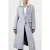 French Connection Fawn Felt Coat Black