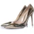 Gianvito Rossi, gespiegeld leren pumps in goud