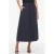 VILA midi rok marineblauw