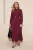 Dames platte maxi lange casual/dagelijkse skater hijab jurk