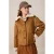 Sissy-Boy suede imitatieleren jas cognac