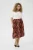 Rok A-shape Grenadine Leopard Print