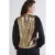Summum Woman Top Honeycomb Sequins Black