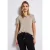 Street One Dames Shirt met V-hals in Beige