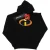 Li-cense Disney dames the incredibles costume logo hoodie