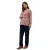 Mamalicious Mlsille gestreept T-shirt met lange mouwen voor dames (Roze)