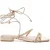 Montevida Platte Sandalen Sandsum In Goud