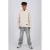 Vingino Icon-hoody Truien & Vesten Jongens – Sweater – Hoodie – Vest- Ecru –
