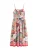 Next Jurk  mintgroen / spar / kreeft / rosa