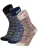 normani Sokken  beige / donkerblauw / lila / zwart