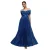 Lange Plissée Jurk Dames Goddiva Bardot Maxi