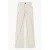 FRNCH wide leg gestreepte jeans – crème