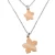 Orphelia ‘Dilara’ Dames 925 Sterling Zilveren Ketting – Zilver/Roos ZK-7184