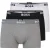 Boss Heren Bodywear Logo Boxershorts (Set van 3) (Zwart/Wit/Grijs)