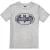 Batman Jongens Scratch Logo T-Shirt (Heide Grijs)