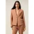 Oltre Single-breasted Blazer Brown