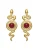 Luxenter Oorbellen ‘EDRAK’  rood