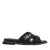 Karl Lagerfeld Slippers & Mules – Kleo Whipstitch Krosstrap in zwart