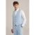 We Fashion Waistcoat Light Blue