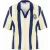 FILA Themar Striped Polo Shirt Pale Banana Bold Striped