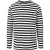 Urban Classics Heren gestreept normaal t-shirt met lange mouwen