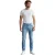 Boss Herenjeans van Maine Denim met taps toelopende pijpen en slank model (Medium Blauw)