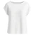 Witte, relaxte top met subtiele stertextuur