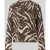 comma Gebreide pullover van viscosemix in all-over look