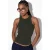 Geribbelde Katoenmengsel Tanktop