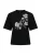 ONLY Shirt ‘ONLJULIANE’  donkergrijs / zwart / wit