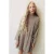 Mango Kids gebreide midi jurk – beige/bruin